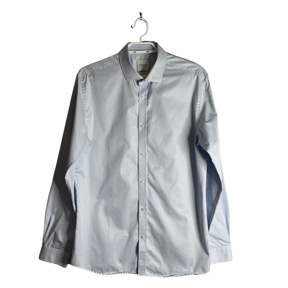 Jack & Jones Men's Premium Button Down 2-Ply Yarn Shirt